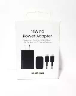 Cargador Usb-c 15w Samsung S8 Active Negro Y Cable Original