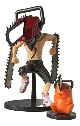 Figura - Chainsaw Man - Denji Y Pochita 