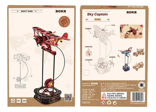 Para Juego De Péndulo Rokr Sky Captain Diy Puzzle 3d Mcd01 /