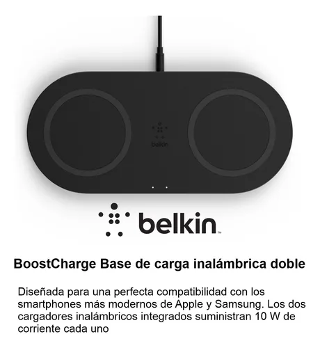 Base de carga inalambrica Belkin 10W Parlante