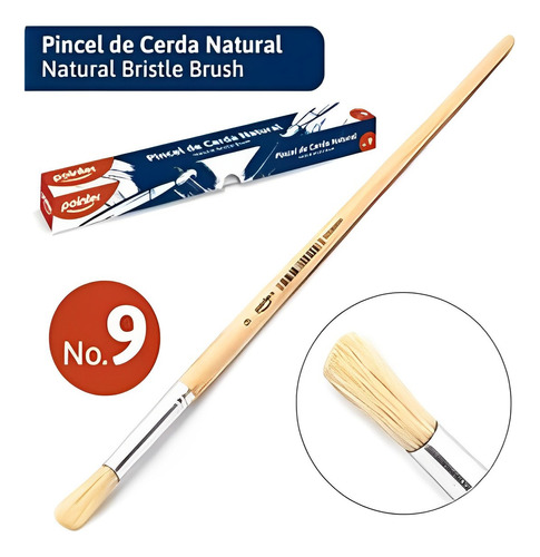 Pincel Redondo #9 X12 Pzas Pointer