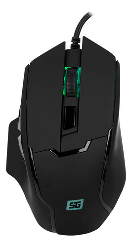 Start The Game Mouse  Rgb Conf Sw Hasta 6,400 Dpis Usb Negro