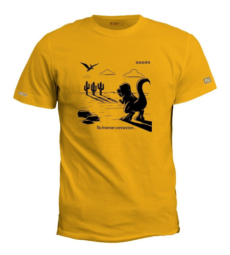 Camiseta Dinosaurio Google Video Juego No Internet Irk