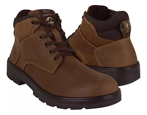 Botas flexi negras discount hombre