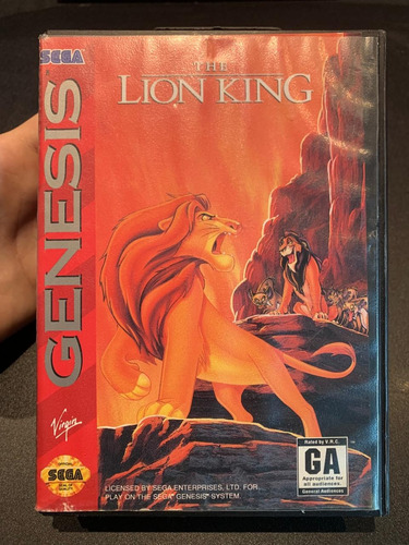 The Lion King Sega Genesis (Usado)