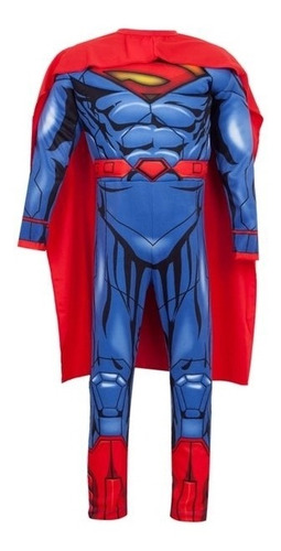 Imagem 2 de 3 de Fantasia Super Homem Premium Dc Comics Tam G Sulamericana