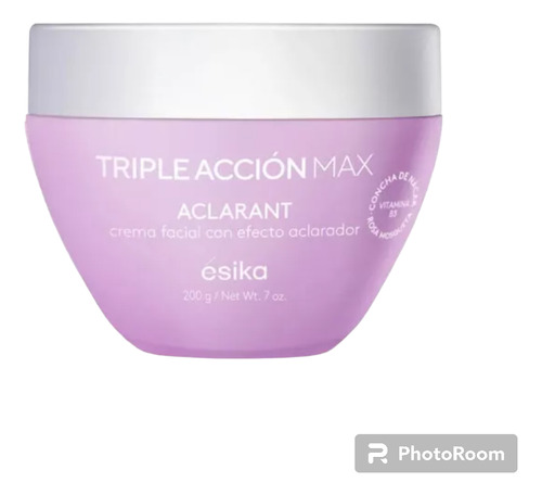 Crema Facial Aclaradora De Manchas Esika 120g Triple Acción 