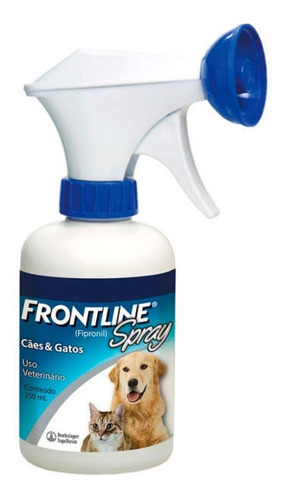 Frontline Spray 250 Ml - Antipulgas E Carrapatos