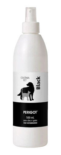 Colonia Black Perigot De 500ml Para Cães  - Frete Gratis