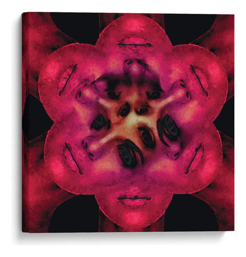 Canvas Lab Cuadro Gente Roja Solar 25x25, Homo Cosmicam