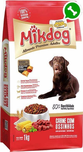 Alimento Mikdog Premium 20kg + Lata De Pate + Envio