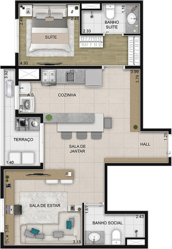 Imagem 12 de 14 de Apartamento À Venda No Bairro Bela Vista - Osasco/sp - O-7229-32619