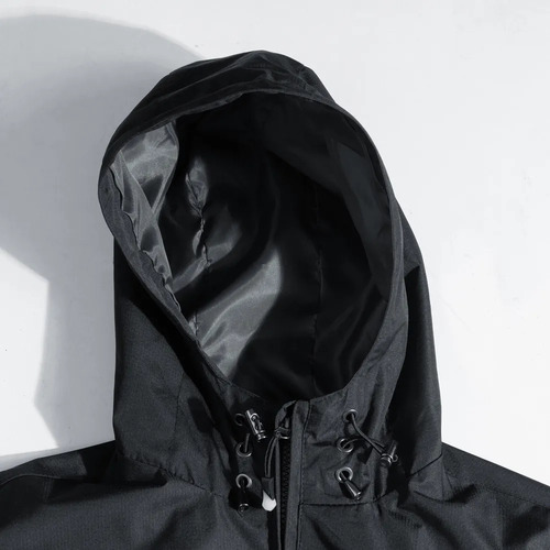 Chaqueta Delgada Para Hombre, A Prueba De Viento, Delgada, Con Cremallera, Bolsa Nueva