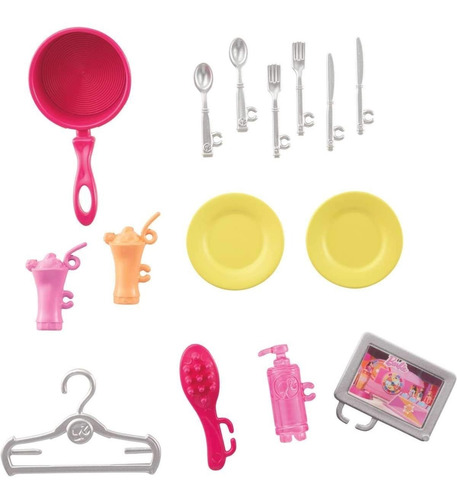 Barbie Casa Glam Casita De 60 Cm. Plegable Portatil + Muñeca