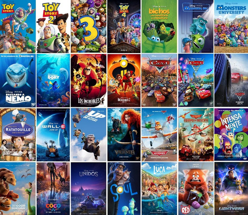 Saga Clásicos De Pixar - 16 Dvd