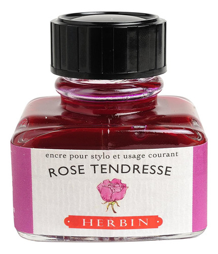 Tinta J. Herbin Rose Tendresse 30ml - Caneta Tinteiro