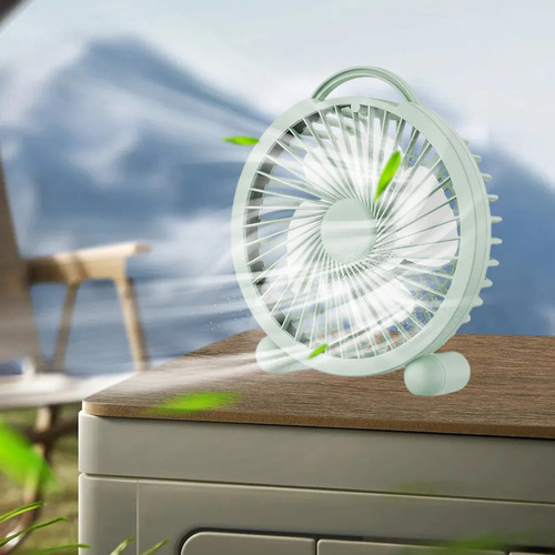 L Ventilador De Escritorio I, Colgable, Con Clip, Usb,
