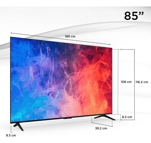 Tcl Smart Tv 85 Pantalla Google Tv 4k Uhd 85s450g