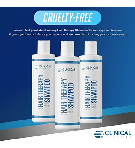 Shampoo Para Terapia Capilar Com Efeitos Clínicos E Shampoo