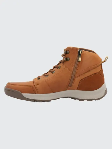 Botín Cuero Hombre Theobald Café Claro Hush Puppies