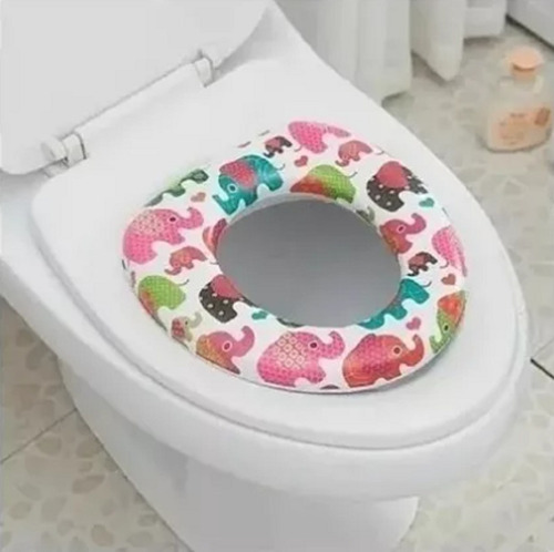 Asiento Reductor Wc Con Manilla Entrenamiento Baño Niños