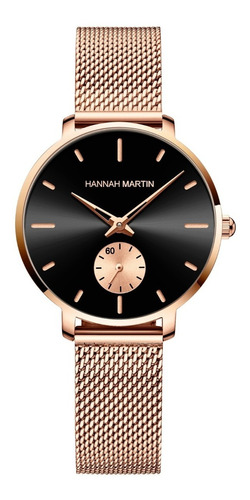 Reloj Analógico Mujer Hannah Martin Acero Inoxidable Magic