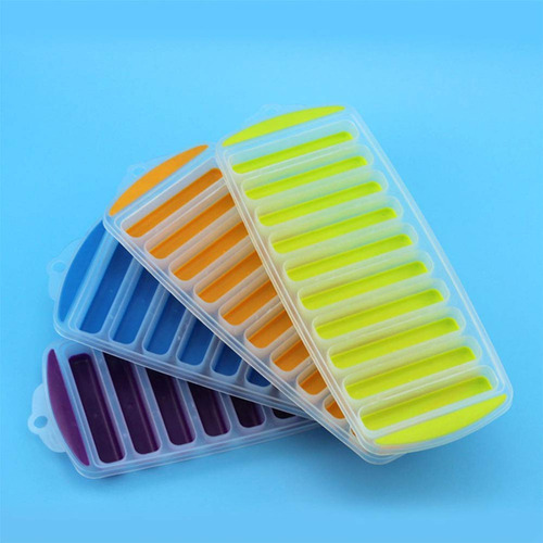  4 Bandejas De Silicona Para Cubitos De Hielo, Botellas De