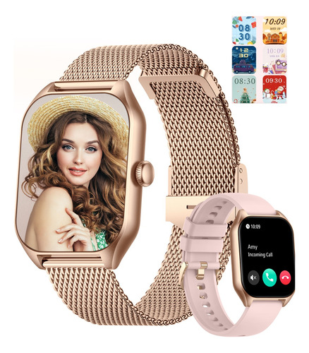 Reloj Inteligente, Mujer Deportivo Smartwatch, 1.85 Impermea