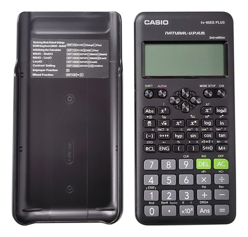 Calculadora Cientifica Casio Fx-95es Plus Español Color Negro