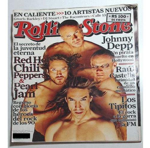 Revista Rolling Stone 101 Red Hot Chili Peppers 