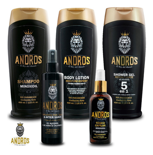 Kit Andros King For Men + Minoxidil