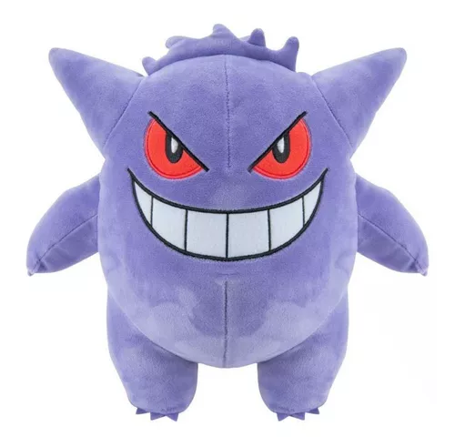 Gengar Mega Shiny Pokémon Fantasma Pelúcia 18x25cm