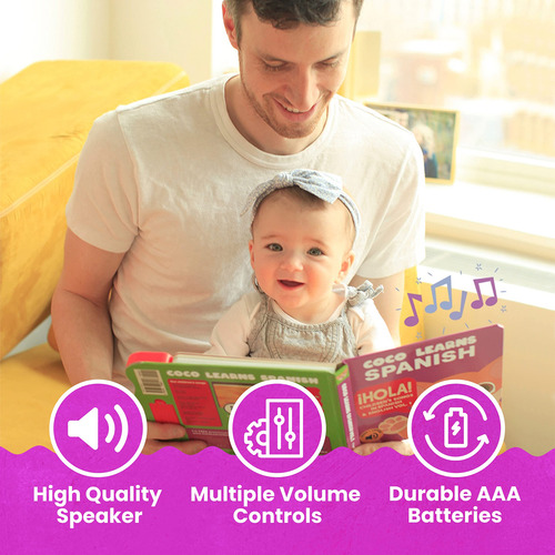 Libro Interactivo Montessori Coco Aprende Español Musical