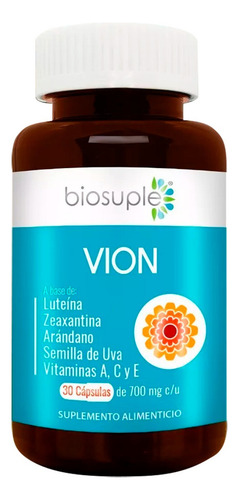 Luteíana Con Zeaxantina Biosuple Visión 30 Capsulas 700mg Cu