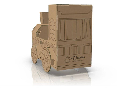Kit Trem Para Brincar Papelão Eu Amo Papelão Tren