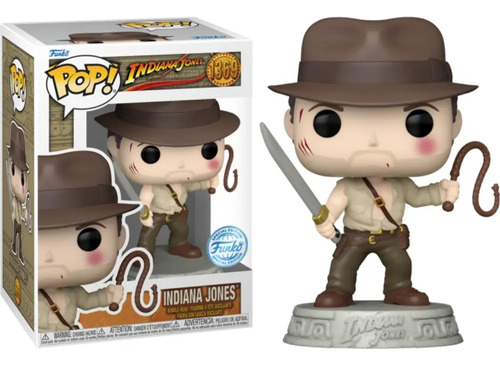 Funko Pop! Indiana Jones Con Latigo, Edicion Limitada 1369