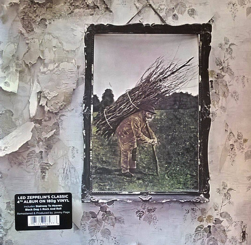 Lp Led Zeppelin 4 Iv 2014 Vinil Importado Lacrado 180 Gramas