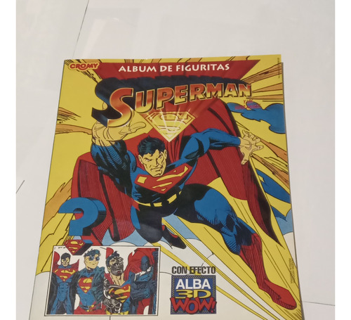Album De Figurtas Superman Alba 3d. Faltan 8 Figuritas