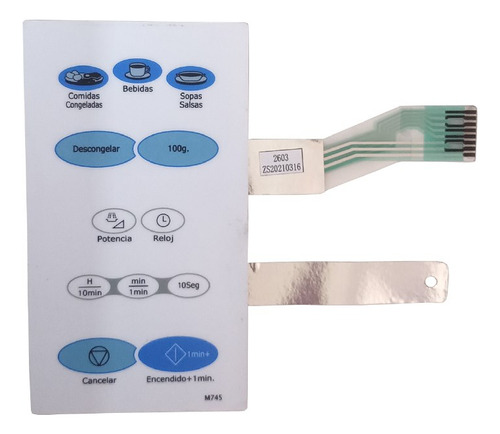 Panel Membrana De Microondas P/ Samsung M745