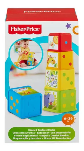 Bloques Apila Y Explora Fisher Price Juguete Ni o Mes6 1a o