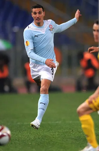 Camiseta Lazio 2009 2010 # 3 Scaloni (Usado)