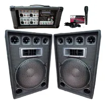 Comprar Combo2 Bafles 15 500w\u002Fconsola Jahro Usb\u002Fsd\u002Fbluetooth\u002Fradio!!
