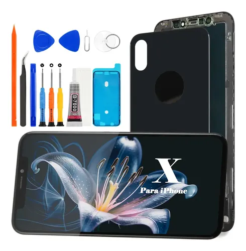 Jeu De Vis Pentalobulaire Pour IPhone X A1901 - Kit De Réparation Complet En Noir