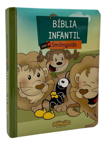 Bíblia Infantil Com O Smilingüido Ilustrada Capa Dura Almobíblia Infantil Com O Smilingüido Ilustrada Capa Dura Almofadada