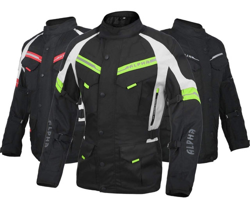 Chaqueta De Moto Acg, Impermeable, Con Protección