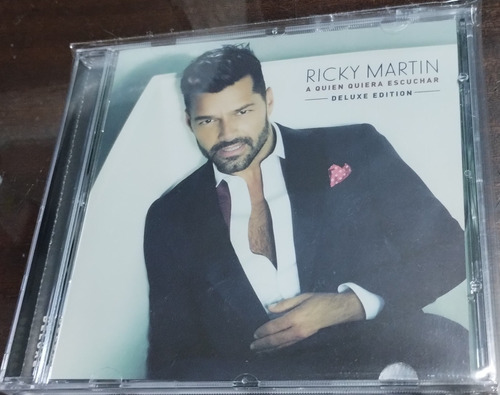 Ricky Martin Cd A Quien Quiera Escuchar Deluxe Edición Nuevo