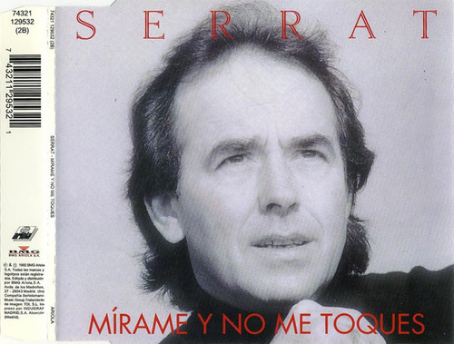 Cd Mirame Y No Me Toques (joan Manuel Serrat) Estándar