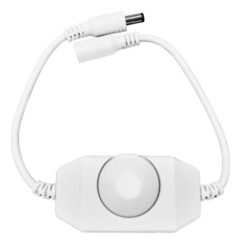 Mini Dimmer Knob Para Led Monocromático Con Plug 12v - 24w 24v - 48w 2a 1 Salida Demasled