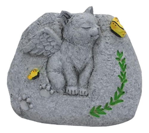 Maceta De Piedra Conmemorativa Para Gatos, Contenedor De