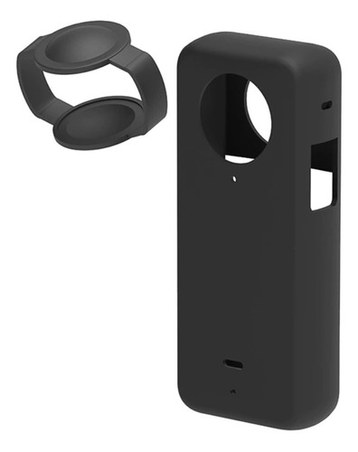 Case Silicone Para Insta360 One X3 + Capa Proteção De Câmera